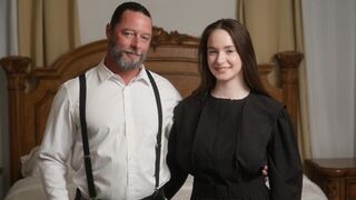 Old man fucks busty stepdaughter as fuck toy - porn video