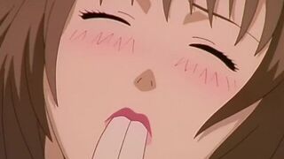 Anime lesbian group and masturbation session - porn video