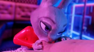Judy Hopps Sucking Dick - porn video