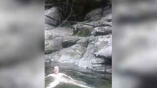 Skinny Dipping in the Gorge - porn video