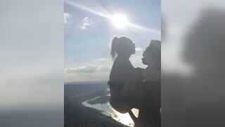 Took Little Lilly cock climbing - porn video