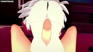 Noint from Arifureta Gives You A Footjob Hentai POV - porn video