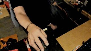 Max Dumps Load into Workboot - porn video