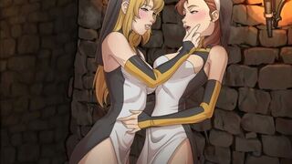 nuns locked themselves in a room and kissed while no one was looking - porn video