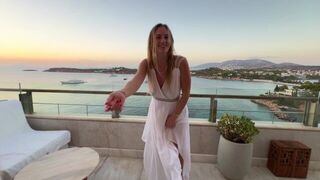 Cheating on Girlfriend with Hot Blonde Milf - porn video